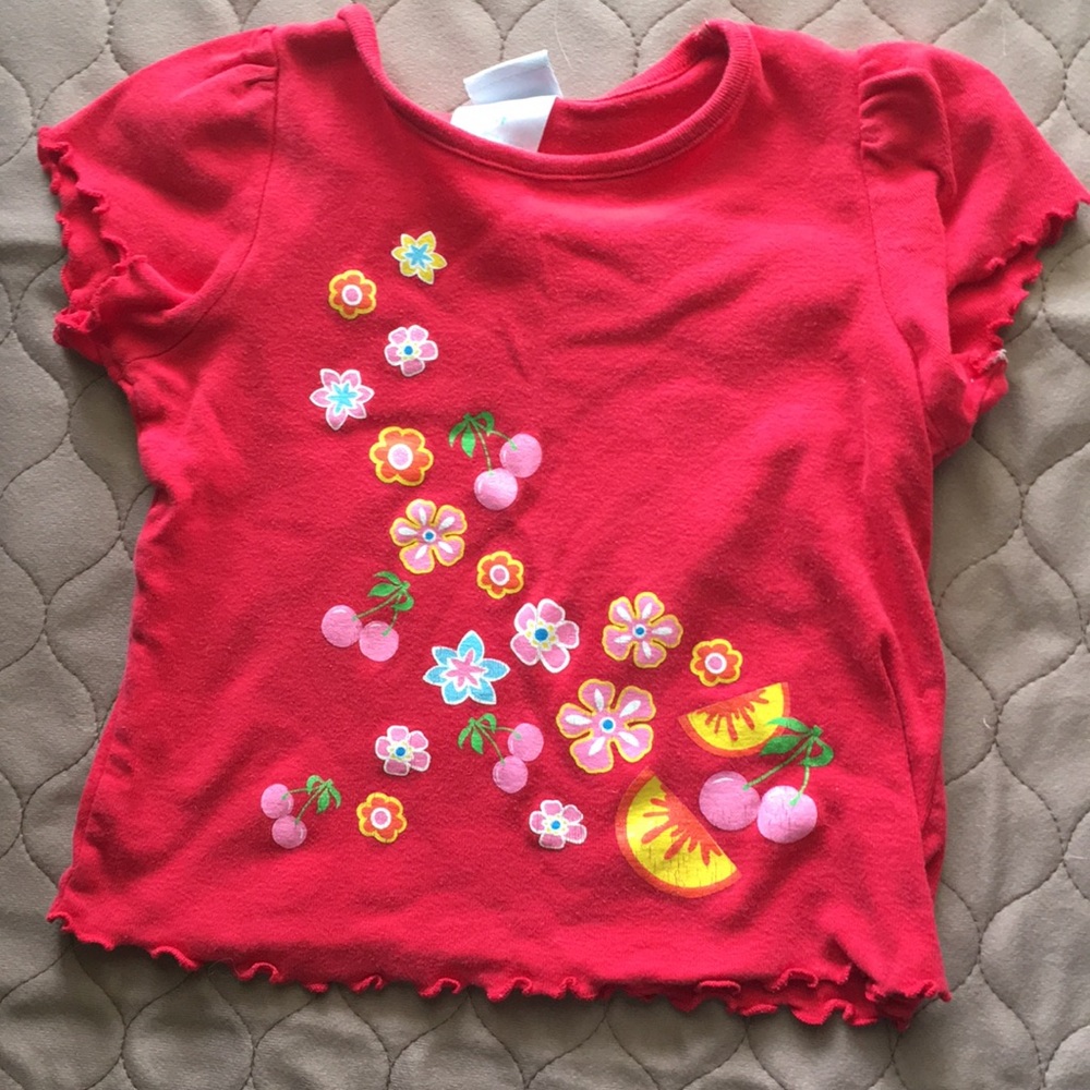 A red tiny shirt